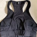 Lululemon Women's Sports Bra with Phone Holder on back Size 6 Black Running Photo 7