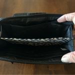 Vera Bradley  RFID TURN LOCK & ZIP ORGANIZER WALLET~BLACK~8” x 5” Photo 8