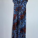 Jonathan Simkhai Standard Eliza leopard print cutout satin midi slip dress large Photo 11