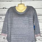 Columbia NWT M Blue Pink Primrose Trail Adela Collection Pullover Top Sweatshirt Photo 1