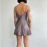 Victoria's Secret victoria’s secret vintage from the 90’s grey purple 100% silk slip dress Photo 5