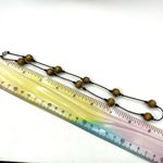 Brown Chinese beaded cord necklace Photo 4