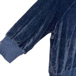 LA Made  Velour Short Sleeve Crewneck‎ Sweatshirt Blue Size Medium Photo 3