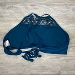 Xhilaration  Halter Swimsuit Top Blue Large Photo 2