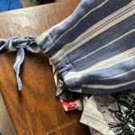 Tularosa Reese Sleeveless Plunging Neckline Open Back Striped Jumpsuit Size XS Photo 5