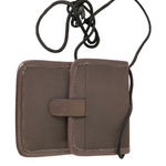 Transpotante brown‎ faux leather passport crossbody bag Brown Photo 0