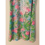 Lilly Pulitzer  Jane Shift Floridita Embroidered Half Zip Flamingo Dress A-Line 2 Photo 2