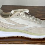 FILA Women’s Renno Trainer Sneakers Shoes White Peach Light Green Tan Size 7 Photo 5