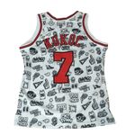 Mitchell & Ness  Kukoc Chicago bulls NBA doodle jersey and shorts size Med./ LG. Photo 5