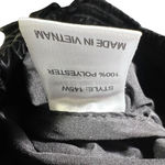 Labijou  Black Shiny Ruched Jogger Pants Womens L Retro Y2K Streetwear Photo 5