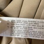 ZARA Beige Khaki Chino Pleated High Waisted Tapered Trousers Dress Pants Size S Photo 4