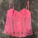 Victoria's Secret pink corset top Photo 0