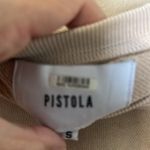 Pistola  Distressed Crew Neck Ruffle Long Sleeve Sweatshirt Sweater‎ Size Small Photo 5