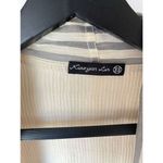 Xiaoyan Lin Silk Open Front Cardigan Double Layer Lightweight Tan Size M Photo 7