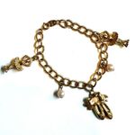 Avon vintage Ballet Charms Bracelet Gold Photo 2