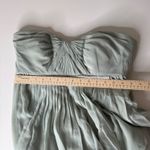 NWT Jenny Yoo Cerise Maternity Morning Mist Luxe Chiffon Bridesmaid Dress Size 8 Green Photo 13