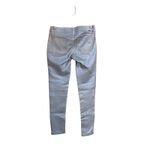 DL1961  Hazel Runway Collection Alloy Silver Metallic‎ Skinny Biker Jeans Size 26 Photo 1