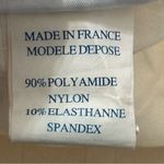 Eres Women’s 38 M Ivory Cream Textured Windowpane High Waisted Bikini Bottom Size M Photo 5