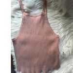 Brandy Melville Ribbed Crop Tank Top - One Size - Blush Pink Photo 1