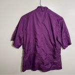 Storm Pack Short Sleeve Windbreaker Jacket Purple M Size M Photo 5
