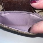 Coach  Wallet Soho Signature Canvas Tan with Lavender interior Photo 10