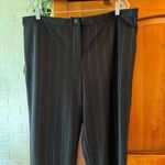 RUTI Dana striped straight leg dress pant size XXL gorpcore Black Photo 8