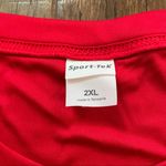 Sport-tek  fire engine red tee-shirt, size 2XL, NWOT Photo 4