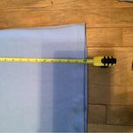 Karl Lagerfeld  Blue Boxy Blouse with Crew Neck‎ and Three Quarter Sleeves Photo 7