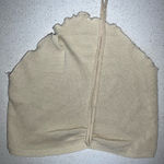 Tube top with string for bow Tan Size M Photo 1