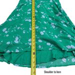 NEW Lulu's Bright Skies Green Floral Print Halter Mini Dress Women's Size L Size L Photo 8