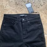 Hudson Jeans Hudson Holly High Rise Crop Flare Gold Barbell 26 Black Jeans Denim Photo 9