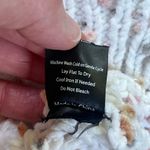 POL  Oversized White Confetti Sweater Size L Photo 7