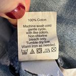 Madewell  Denim Artiste 3/4 Sleeve Tasseled Tunic Top Miki Dress Pockets size XS Photo 9