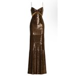 H by Halston NEW HALSTON Chloe Cutout Sequined Tulle Gown Size 4 New w/Tag $595 (Sold Out) Photo 6