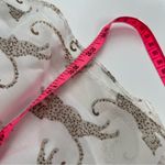 J. Marie leopard print babydoll tiered dress sz S White Photo 5