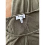 Tobi Army Green Sleeveless Pullover Knit Swim Cover Dress Women’s Size XS Photo 4