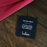 Lulus NWT Lulu’s Dress Faux Wrap Rust Red Photo 9