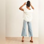 MOTHER Denim The Swooner Roller
Crop Fray Wide Leg Jeans 29 Blue Size 26 Photo 2