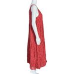 Joie  Dress Womens Medium Red Pink Tea Rose Bondi Tier Maxi Sundress Boho Peasant Photo 1