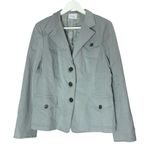 Akris Punto Women's Gray Blazer Jacket Size 12 Photo 0