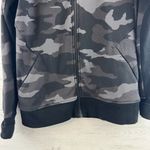 Athleta  Triumph Hoodie Black Camo Full Zip Size M Photo 4