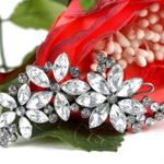 Crystal Hair Barrette Clip Wedding Prom Hair New White Photo 2