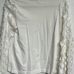 See By Chloe See By Chloé White Floral Appliques T-shirt Sz S Photo 7