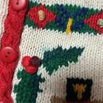 Urban Outfitters Maria Kristina UO Knitted by by Hand Button
Down Holiday Cardigan (Size Small) Photo 5