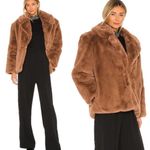 NWT‎ Eaves Faux Fur Cash Jacket in Brown Medium Photo 1