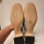 Coach Ava Ballet Pump Women's Silver Block Heel Shoes Size 8.5 Photo 11