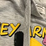 Nickelodeon  Hey Arnold Cartoons Gray Pullover Hoodie Sweatshirt Womens Size S Photo 4