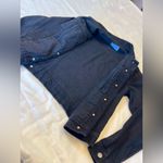 Old Navy  Black Women Denim Jacket Size Small‎ Photo 7
