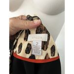 Chico's Leopard Print Jacket 2 Tribal Artsy Beaded Open Front Tribal African Photo 1