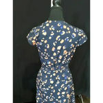Hutch  Blue Floral sleeveless mini wrap dress size small Photo 3